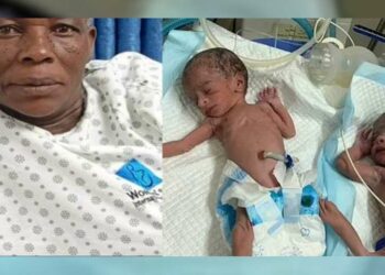 Una mujer de 70 años da a luz a gemelos