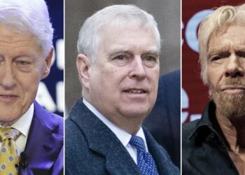 Jeffrey Epstein habría grabado en secreto a Bill Clinton, el príncipe Andrew y Richard Branson teniendo relaciones sexuales con menores de edad