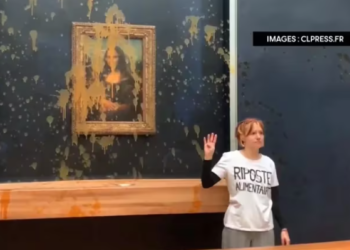 Activistas vandalizan La Gioconda, en el Louvre de París
