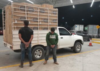 Autoridades incautan 125 cajas de cigarrillos de contrabando en Santa Ana