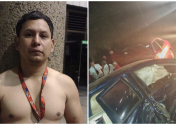 Capturan a conductor ebrio que provocó triple accidente en San Juan Opico