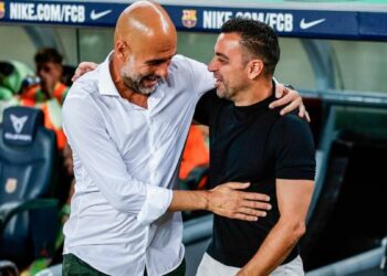 Pep Guardiola Dt de Manchester City : «Entiendo a Xavi, la presión en Barcelona es incomparable»