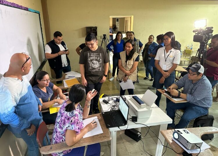 TSE finalizó el último simulacro para elecciones presidenciales y legislativas