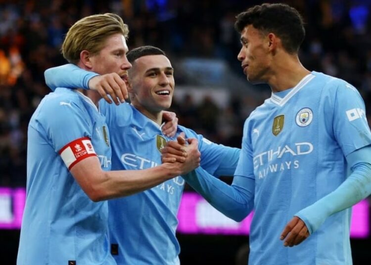 Cómodo triunfo del Manchester City en el regreso de Kevin De Bruyne