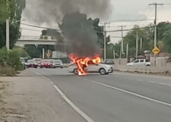 Quema de vehículos y tiroteos tras la detención de miembros de un grupo criminal en México