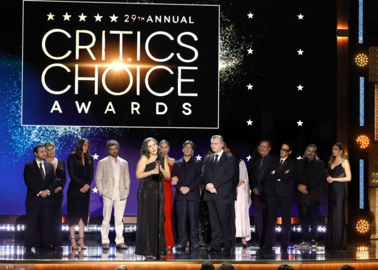 «Oppenheimer» gana Mejor Película en los Critics Choice Awards 2024