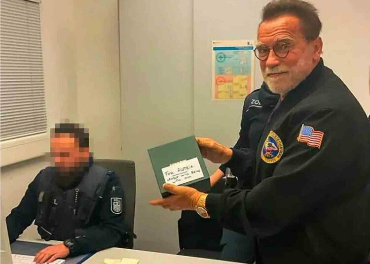 Detienen a Arnold Schwarzenegger en el aeropuerto de Munich por no declarar un costoso reloj
