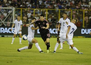 Inter Miami y El Salvador empataron sin goles en el Cuscatlán