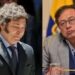 El presidente de Argentina Javier Milei insultó a Gustavo Petro: “Comunista asesino que está hundiendo a Colombia”