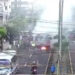 Cámaras de vigilancia captaron momento cuando un autobús se incendió en San Salvador
