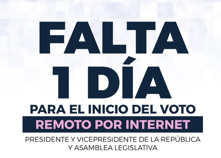 Este sábado inicia el voto remoto por internet en el extranjero