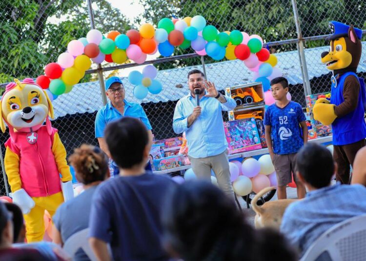Tejido Social desarrolló fiesta infantil en la colonia Santa Marta, San Jacinto