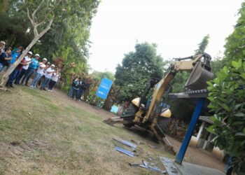 Obras Municipales inició remodelación del centro recreativo en Nahulingo, Sonsonate