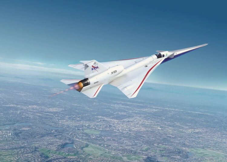 La NASA probará un avión supersónico capaz de volar a más 1.700 km/h sin producir estruendos
