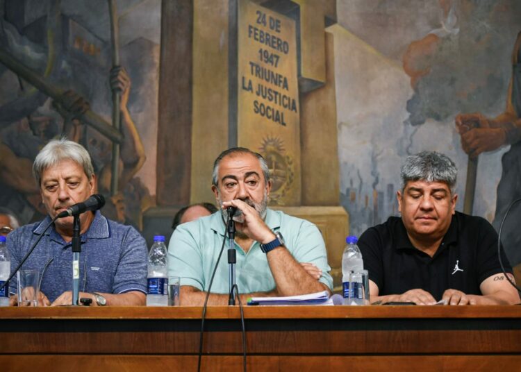 El principal sindicato argentino afina los detalles del paro nacional contra el ajuste de Milei