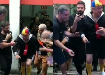 (VIDEO) Carlos Villagrán preocupa a fans por su edad; casi se cae y luce aturdido en show de ‘Kiko’