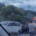 Múltiple choque en carretera Los Chorros deja a una menor lesionada