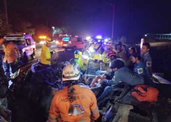 Accidente de tránsito deja dos muertos y cuatro lesionados en Sitio del Niño, La Libertad
