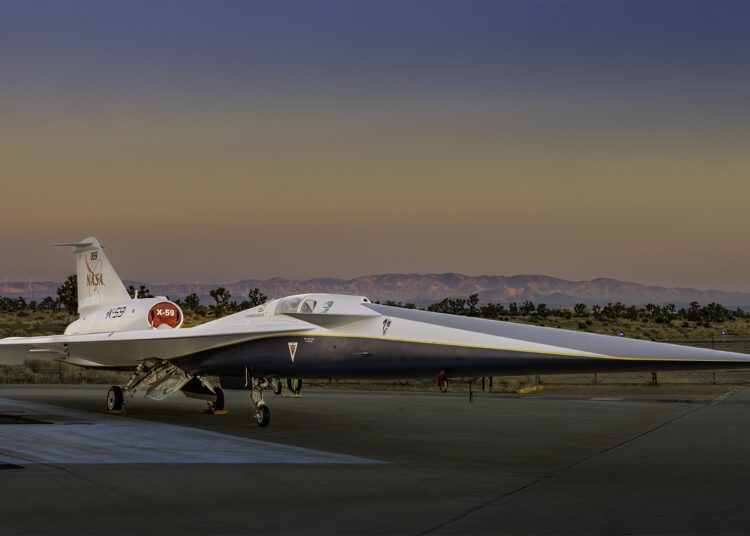 ( VIDEO) La NASA presenta su avión supersónico silencioso X-59