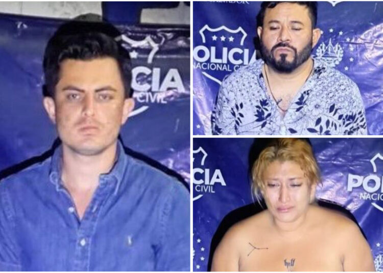 Capturan a tres pandilleros cuando traficaban droga en parqueo de un centro comercial