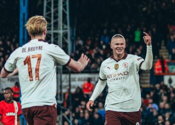 Con una ‘manita’ de Haaland, el Manchester City golea al Luton y avanza a Cuartos de la Copa FA