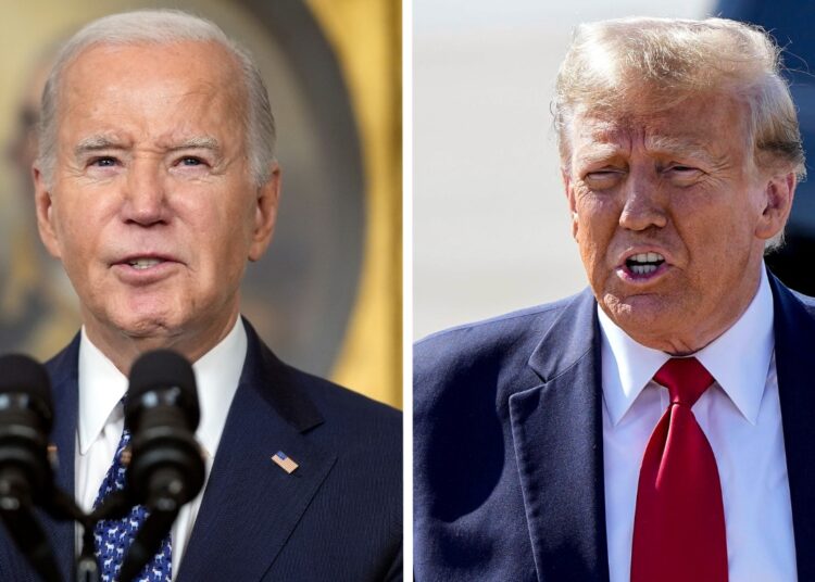 Biden y Trump visitan por separado la frontera entre Estados Unidos y México