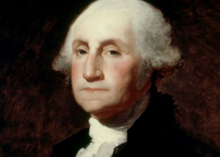 Roban un retrato de George Washington del siglo XIX