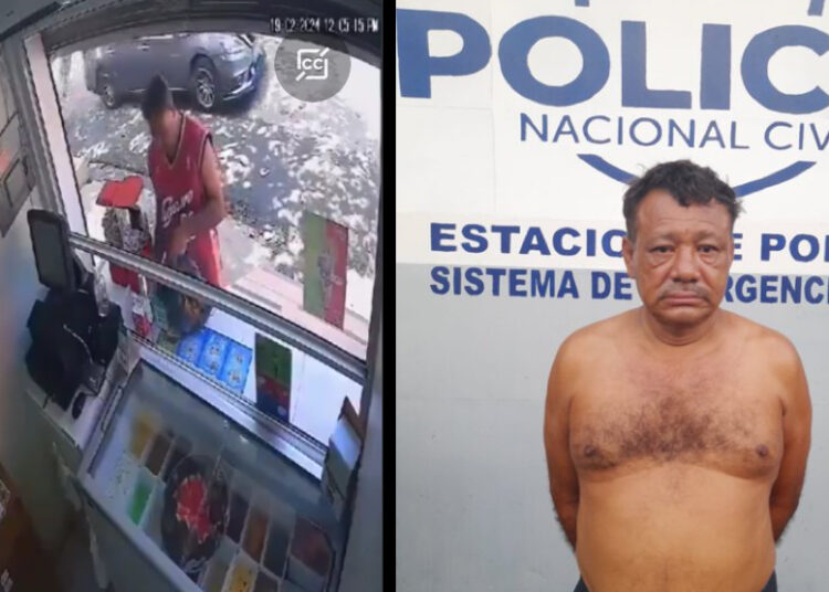 Detienen a sujeto que hurtó la caja de propinas en venta de sorbetes