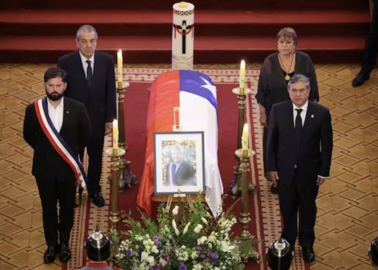 Chile dio un último adiós al ex presidente Sebastián Piñera