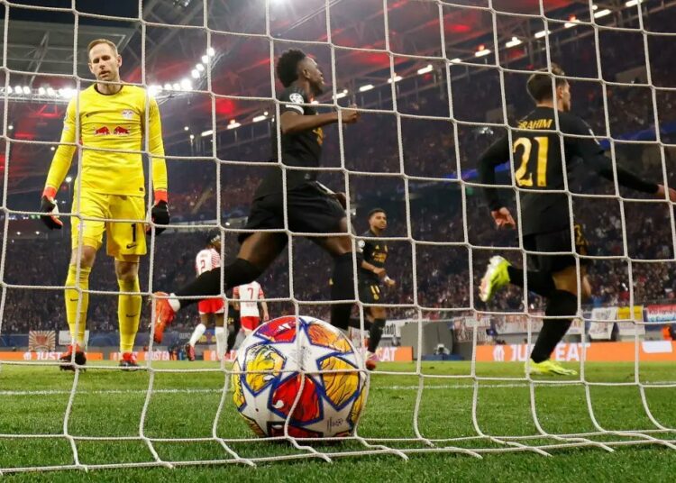 Real Madrid tomó ventaja ante Leipzig en Octavos de Champions