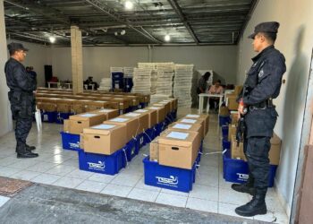 Inician traslados de paquetes electorales en San Miguel 
