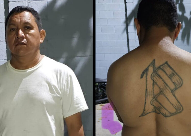 Detienen a pandillero en un punto de microbuses de la ruta 44