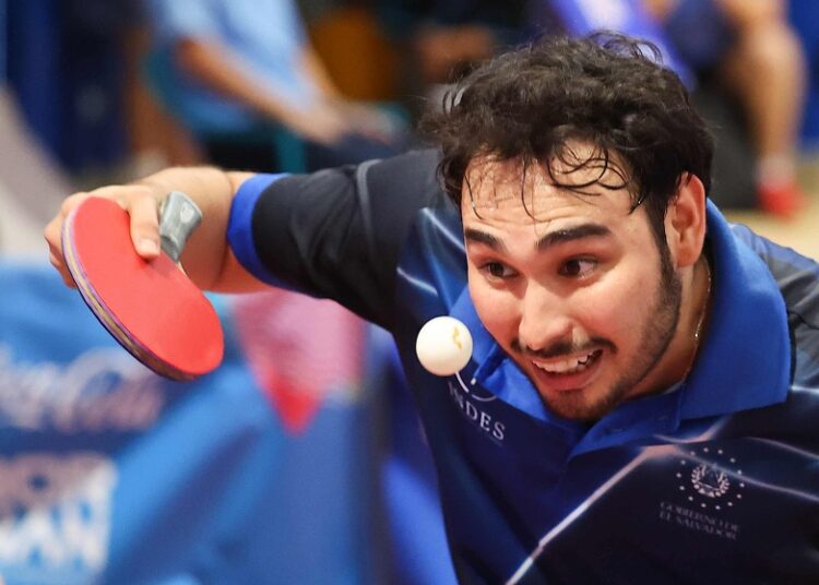 Galeano y Sánchez, monarcas del Campeonato Nacional de Dobles de tenis de mesa