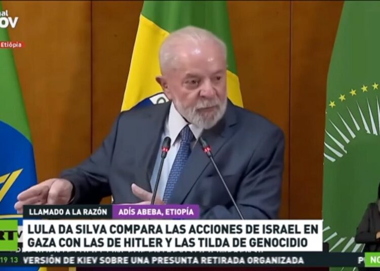 Israel pide reunión con embajador de Brasil luego que Lula comparara acciones israelíes con las de Hitler