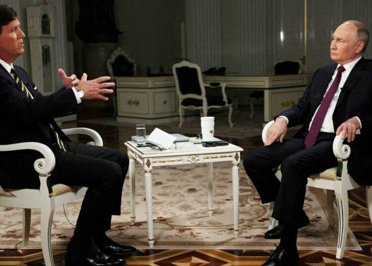 Putin a Carlson: «Rusia se ha convertido en la primera economía de Europa, a pesar de las sanciones»