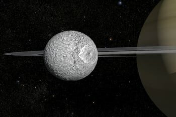 Científicos encontraron pruebas de un océano joven en Mimas, una de las lunas de Saturno