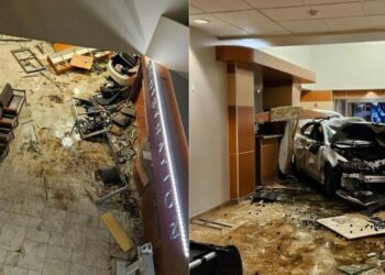(VIDEO) Un auto se estrella contra la sala de emergencias de un hospital en Texas y deja un muerto y cinco heridos
