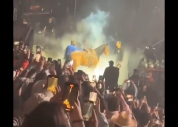 Critican a Bad Bunny de usar caballo en inicio de uno de sus conciertos