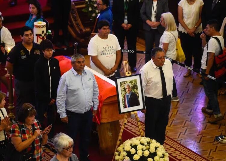 Los mineros rescatados en 2010 despidieron a Sebastián Piñera