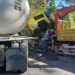 Accidente de tránsito provoca congestionamiento en carretera Litoral cerca de playa San Diego