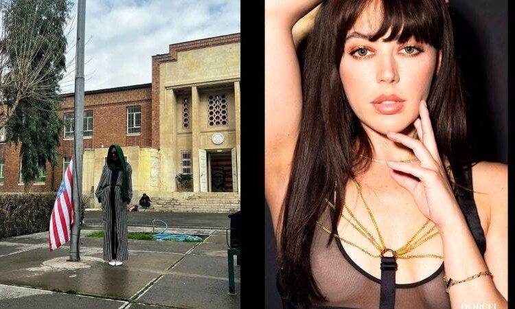 Polémica visita a Irán de actriz porno estadounidense Whitney Wright