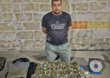 Detienen a traficante de droga en Mejicanos