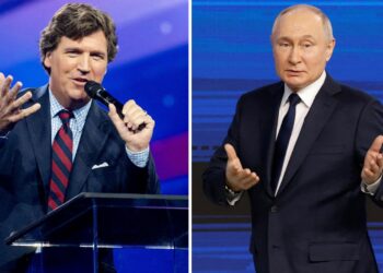 La UE podría sancionar al periodista estadounidense Tucker Carlson por su entrevista a Putin