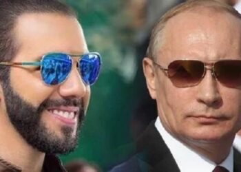 Vladímir Puntin felicita a Nayib Bukele por reelección y ofrece cooperación