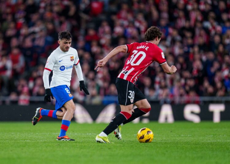 Empate entre Athletic y Barcelona que perdió a Pedri y De Jong por lesión