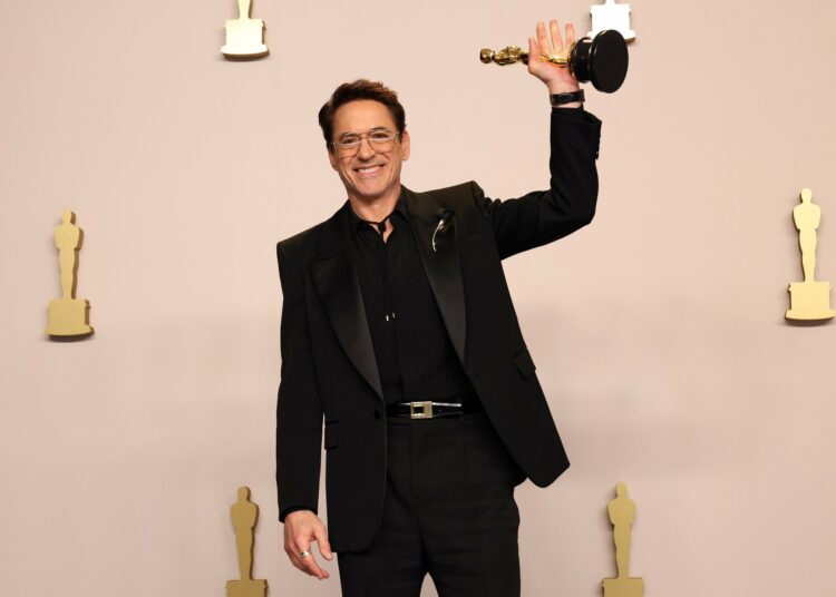 Robert Downey Jr. ganó el primer Oscar de su carrera por su papel en ‘Oppenheimer’