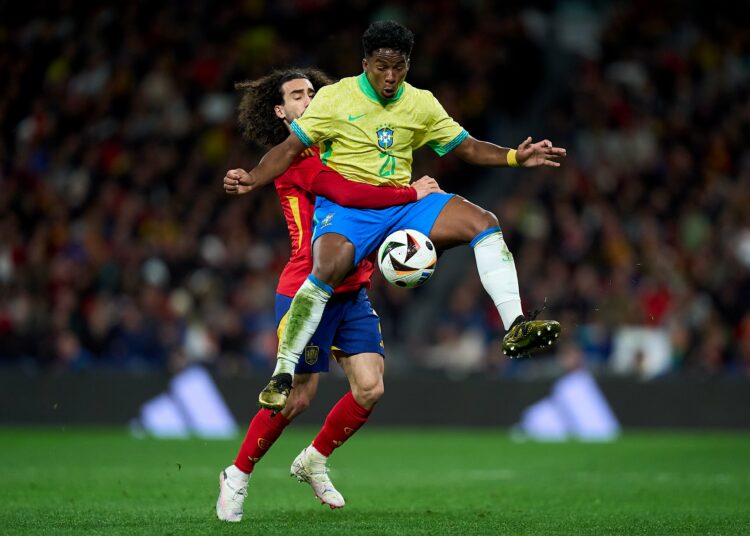 Brasil y España empataron en partidazo