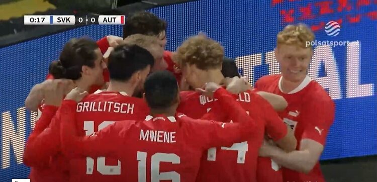 Selección de Austria convierte el gol más veloz de la historia