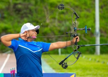 Arqueros locales dispararon sus flechas en el primer evento del Ranking Nacional 2024