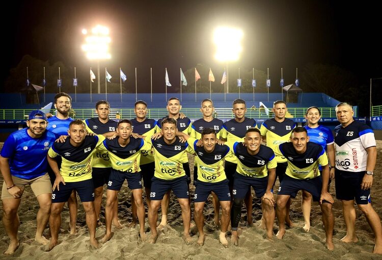 Selecta de playa está lista para El Salvador Beach Soccer Cup 2024